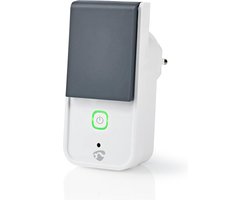 Nedis SmartLife Slimme Stekker - Wi-Fi - IP44 - Energiemeter - 3680 W - Randaarde stekker / Type F…