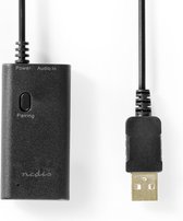 Nedis Bluetooth®-Zender | Input: 1x 3,5 mm | AptX ™ Low latency / AptX™ / SBC | Maximaal 2 Apparaten | Zwart