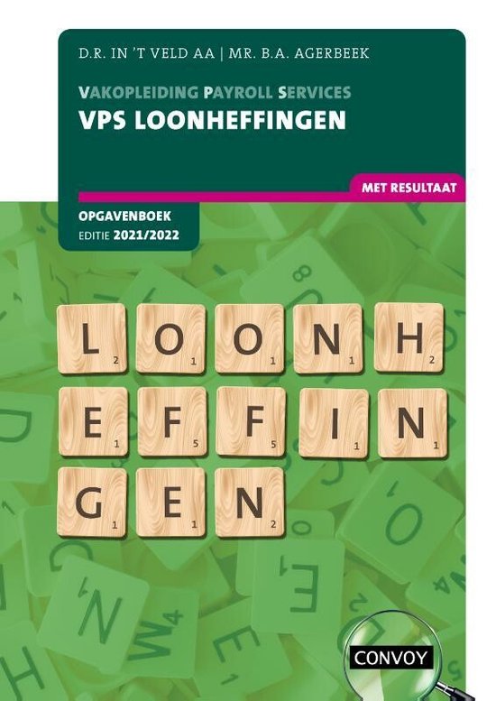 VPS Loonheffingen 2021-2022 Opgavenboek - cover