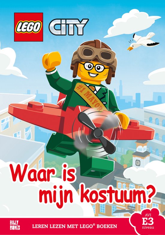 Leren lezen met LEGO - LEGO City - Waar is mijn kostuum?