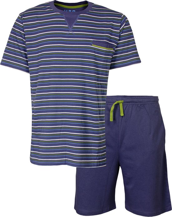 MEQ Ensemble shorty homme Blauw MESAH2901A Tailles: S