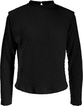 Object Trui Objstella L/s Top 117 23036942 Black Dames Maat - M