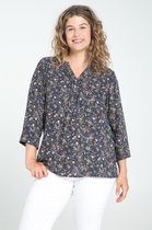 Paprika Dames Hemd met bloemetjesprint - Outdoorblouse - Maat 46