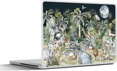 Sticker ordinateur portable - 15,6 pouces - Enfants - Décoration Jungle - Éléphant