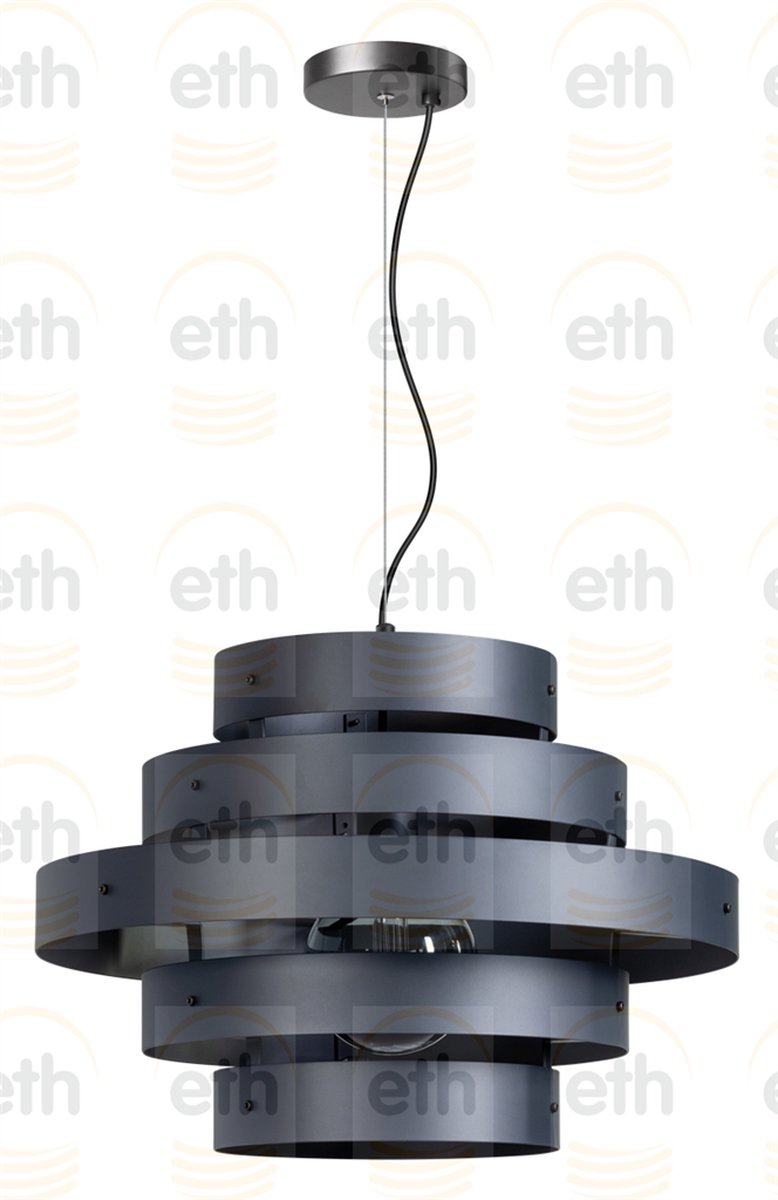 ETH Blagoon Hanglamp M - Ø50cm - E27 - Antraciet