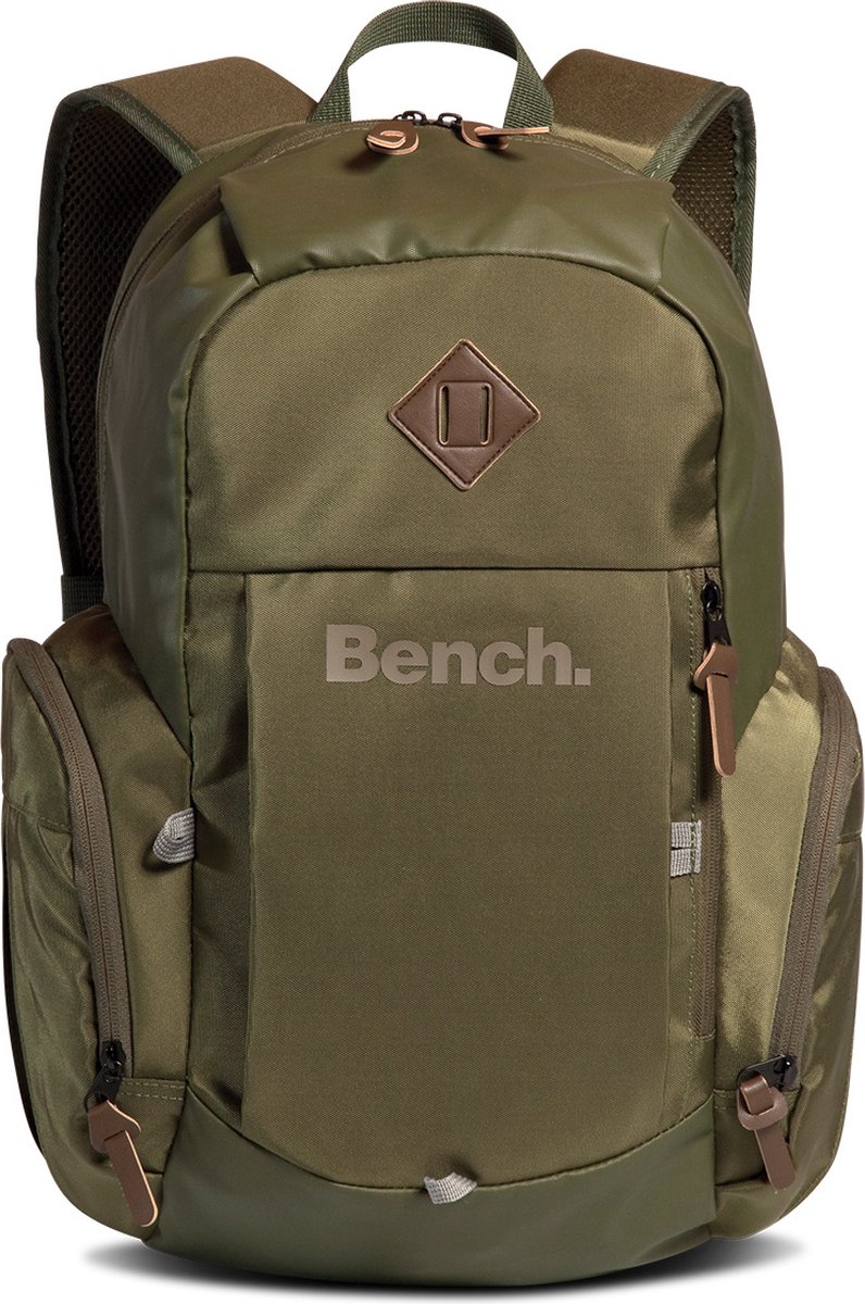 Bench. Rugzak met laptopvak Backpack Olive Green Donkergroen