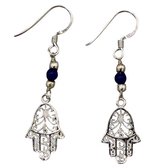 Earrings Hand-Lapis