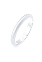 Elli Dames Ring Dames Basic Minimal Mat in 925 Sterling Zilver