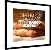 Affiche Encadree Citation Pain Happiness 1x80 Cm Bol Com