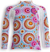 UVEA Tshirt rashguard anti UV 80+ shirt lange mouwen INDIANA - Maat 2/4 jaar - Kleur kiezelsteen