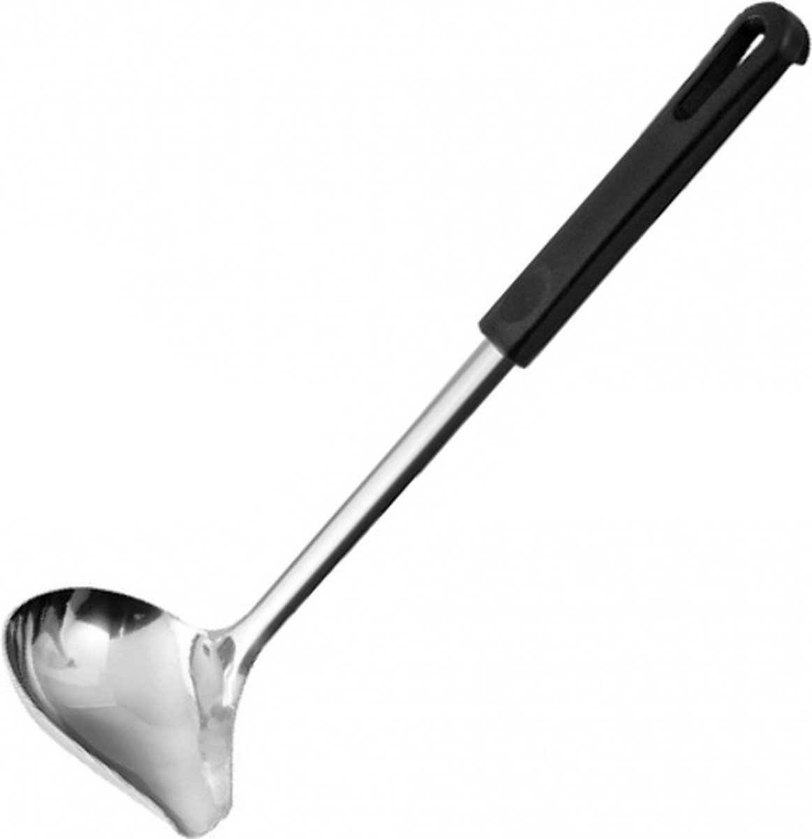 Fackelmann Sauslepel 26 cm Zwart PP/RVS