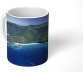 Mok - Caribisch eilandkust fotoprint - 350 ML - Beker