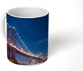 Mok - New York - Brooklyn Bridge - Maan - 350 ML - Beker