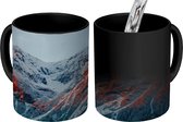 Magische Mok - Foto op Warmte Mok - Oostenrijk - Berg - Sneeuw - 350 ML