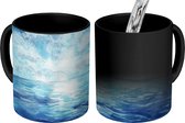 Magische Mok - Foto op Warmte Mok - Zee - Zon - Wolken - 350 ML