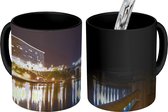 Magische Mok - Foto op Warmte Mok - Sunderland en de Wearmouthbrug bij nacht - 350 ML