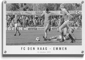 Walljar - FC Den Haag - Emmen '75 II - Muurdecoratie - Plexiglas schilderij