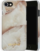 Selencia Maya Fashion Backcover iPhone SE (2022 / 2020) / 8 / 7 / 6(s) hoesje - Earth White