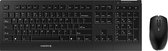 CHERRY B.UNLIMITED 3.0 - Toetsenbord en muis set - draadloos - 2.4 GHz - toetsschakelaar: CHERRY SX - zwart