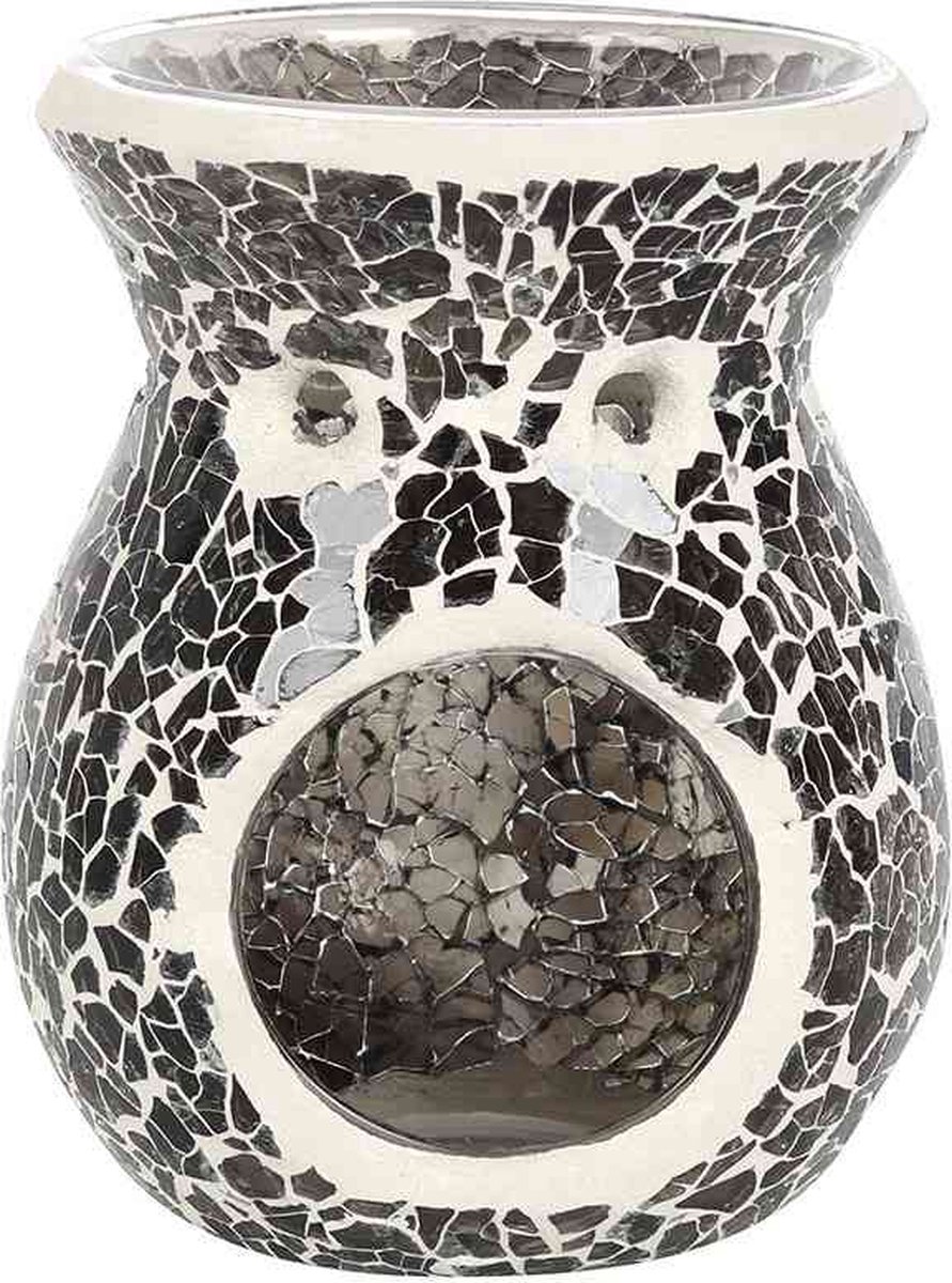 Something Different - Small Gunmetal Grey Crackle Oliebrander - Grijs