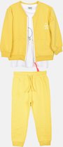Gami Unisex joggingpak geel met t-shirt 98 Geel