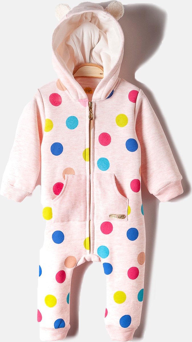 alisé Baby boxpakje met capuchon Roze 74