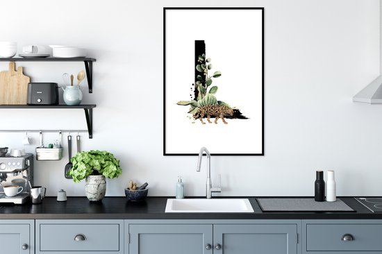 Lettre Jungle L 60x90 cm