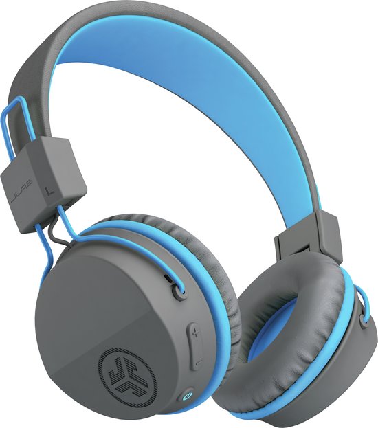 JBL JR300 BT Kinder-Kopfhörer - Blau – Kabellose Bluetooth On-Ear Kopfhörer mit Lautstärkebegrenzung – Speziell entwickelt für Kinder
