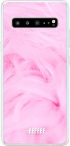 6F hoesje - geschikt voor Samsung Galaxy S10 5G -  Transparant TPU Case - Cotton Candy #ffffff