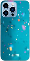 6F hoesje - geschikt voor iPhone 13 Pro - Transparant TPU Case - Confetti #ffffff