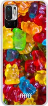 6F hoesje - geschikt voor Xiaomi Redmi Note 10 5G -  Transparant TPU Case - Gummy Bears #ffffff