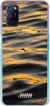 6F hoesje - geschikt voor OPPO A52 -  Transparant TPU Case - Water Waves #ffffff