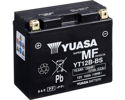Yuasa Yt12b Agm-accu Zwart