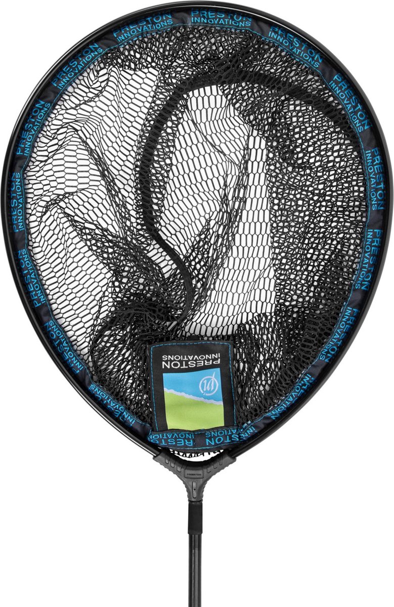 Preston Quick Dry Landing Net - 16inch - Schepnet - Zwart