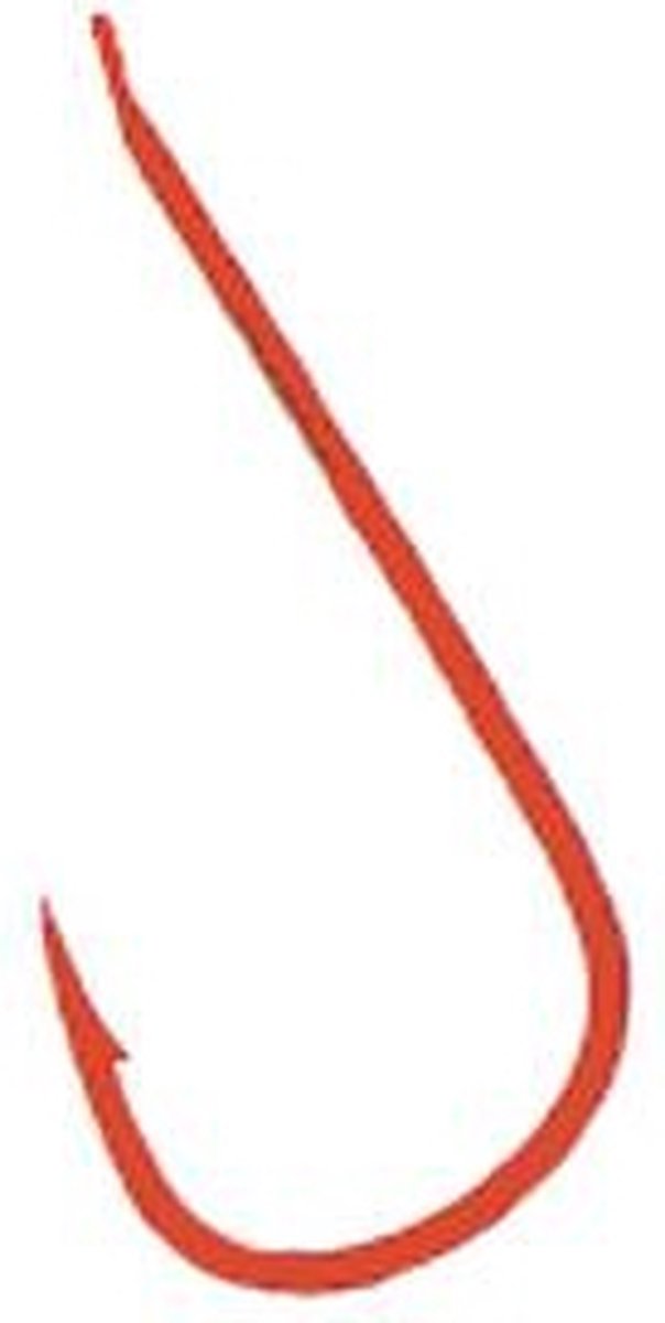 Tubertini Rosso Serie 2 25pcs – Rode Allround Haak voor Maden, Casters en Maïs - Maat : 18