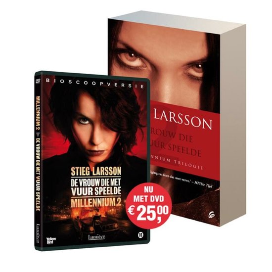 De vrouw die met vuur speelde + DVD - cover