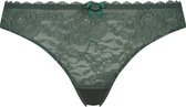 Hunkemöller Lingerie Dames String Maya  - Groen - maat XS