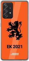 6F hoesje - geschikt voor Samsung Galaxy A52 - Transparant TPU Case - Nederlands Elftal - EK 2021 #ffffff