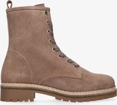 Tango | Julie 5-c taupe suede boot - natural sole | Maat: 41