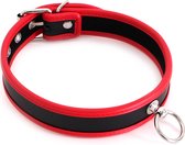 Budget Collar Black & Red | Kiotos Leather