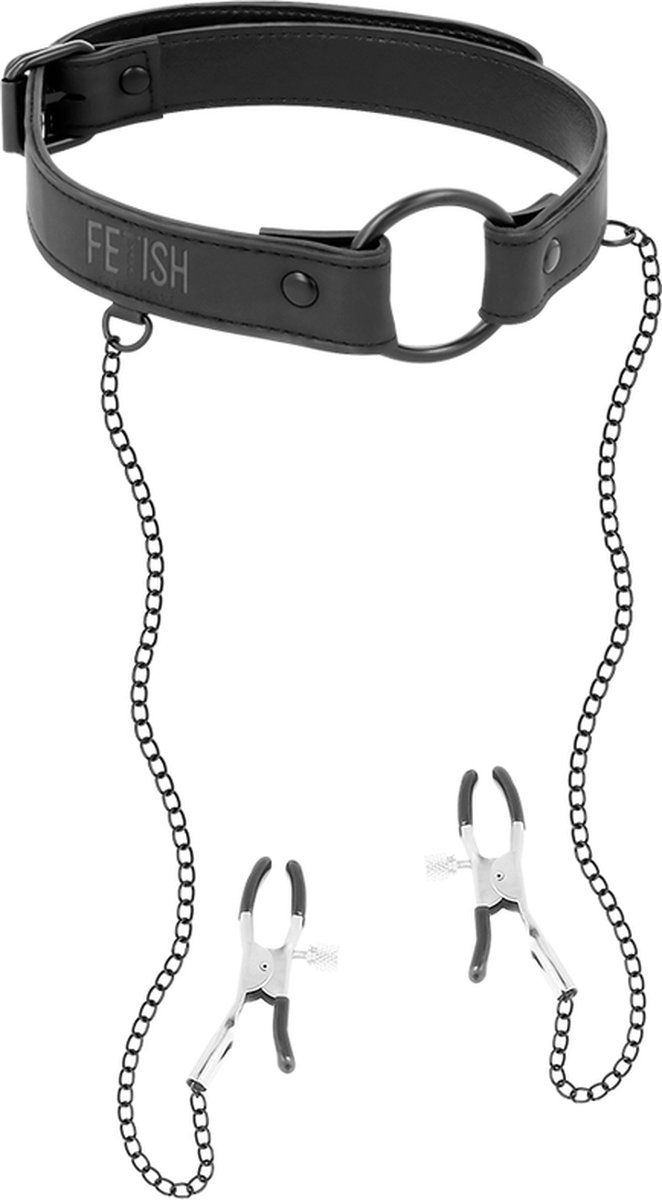 Goedkoopste FETISH SUBMISSIVE BONDAGE | Fetish Submissive Ring Gag With Nipple Clamps | BDSM | Bondage | Sex Toys