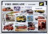 Afbeelding van het spelletje de Brandweer – Luxe postzegel pakket (A6 formaat) : collectie van 25 verschillende postzegels van de brandweer – kan als ansichtkaart in een A6 envelop - authentiek cadeau - kado - geschenk - kaart - brandweerauto - brandweerwagen - vuur - blussen