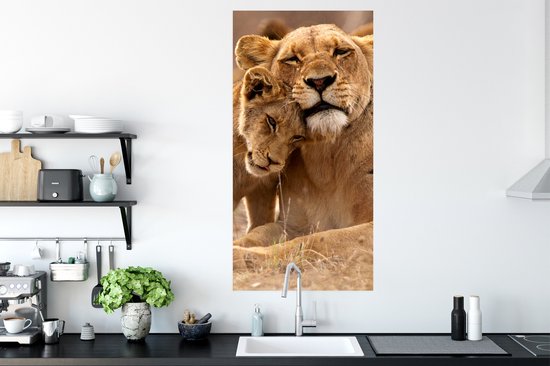 Affiche Lion - Animaux Sauvages - Cub - 60x120 cm