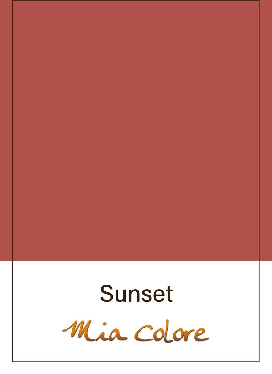 Sunset krijtverf krijtverf Mia colore 0,5 liter