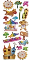 Must Stickers Kermis Junior 9 X 27 Cm Papier 19-delig