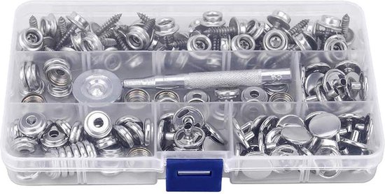 Marinetech | Noorse Knop | RVS | 10 x 10 mm | Doorvoer tot 5 mm