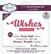 Creative Expressions Stans & Stempel set - Wens - 12.1x3.3cm