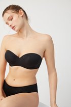 Strapless BH zonder beugel | verwijderbare pads | zwart | Ysabel Mora | Maat:85B