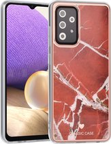 UNIQ Classic Case Samsung Galaxy A52 TPU Backcover hoesje - Marble Red