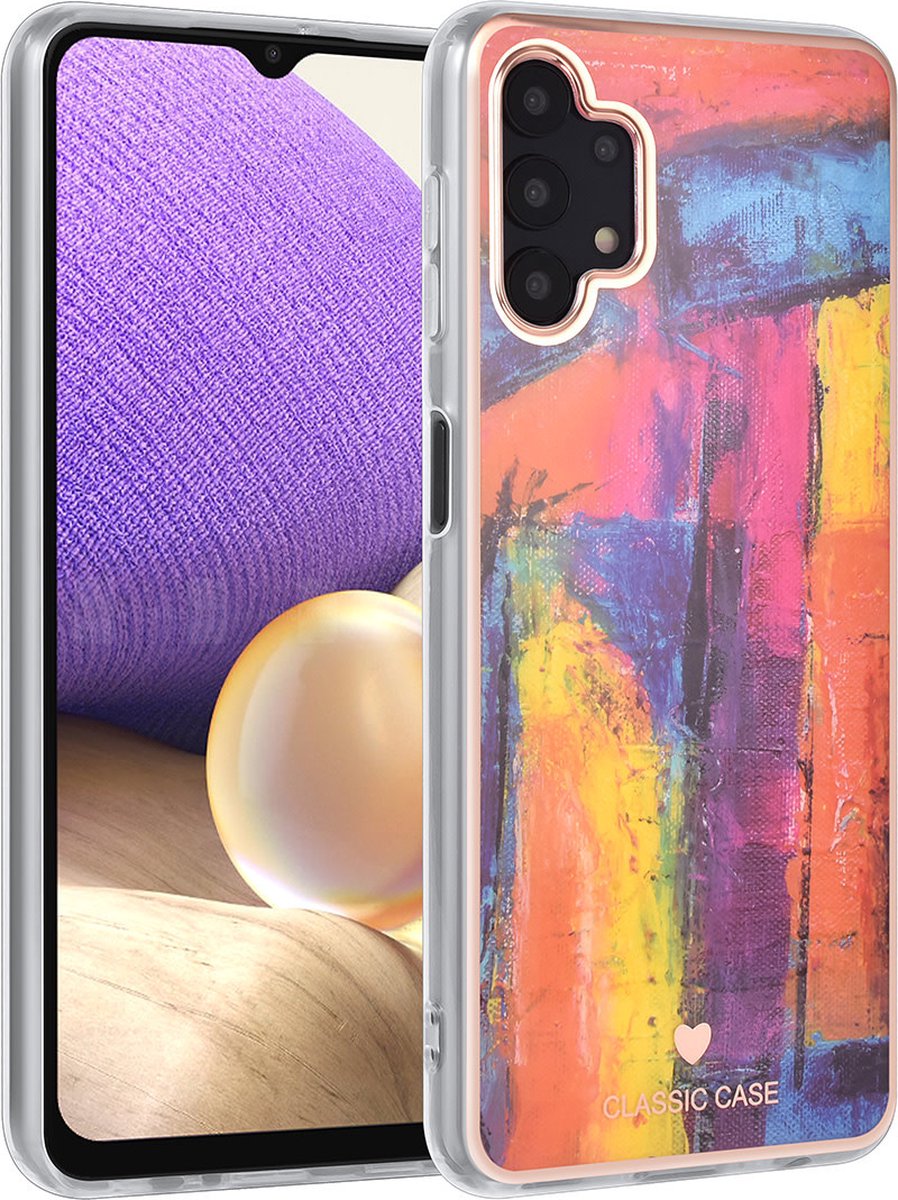 UNIQ Classic Case Samsung Galaxy A32 5G TPU Backcover hoesje - Graffiti Art